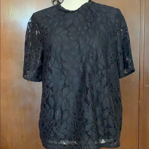 H&M Tops - Black lace top